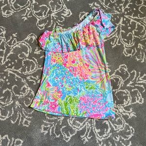 Lilly Pulitzer One Shoulder Top